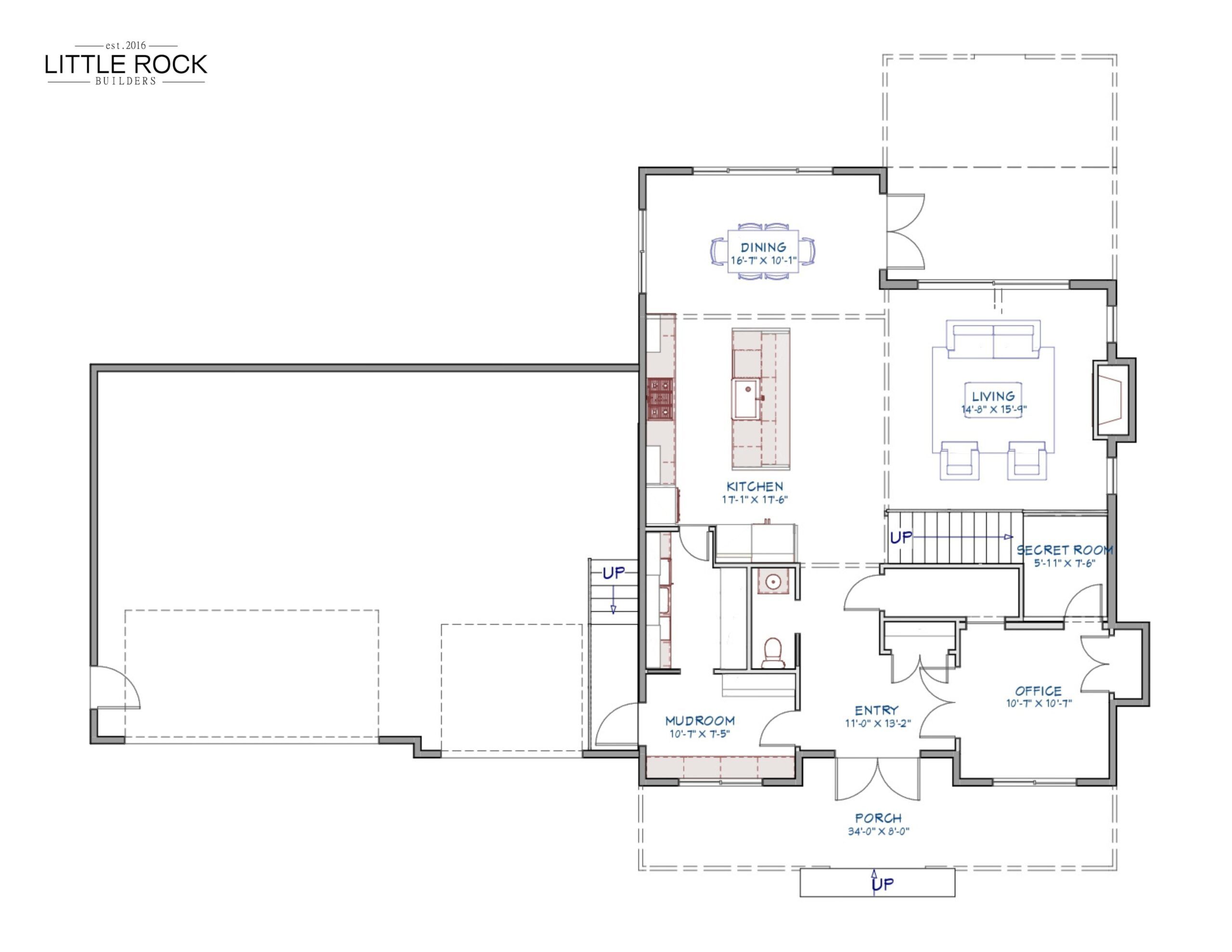 The Ashland, a charming two-story farmhouse-style home built by Little Rock Builders in Texas best custom home builder