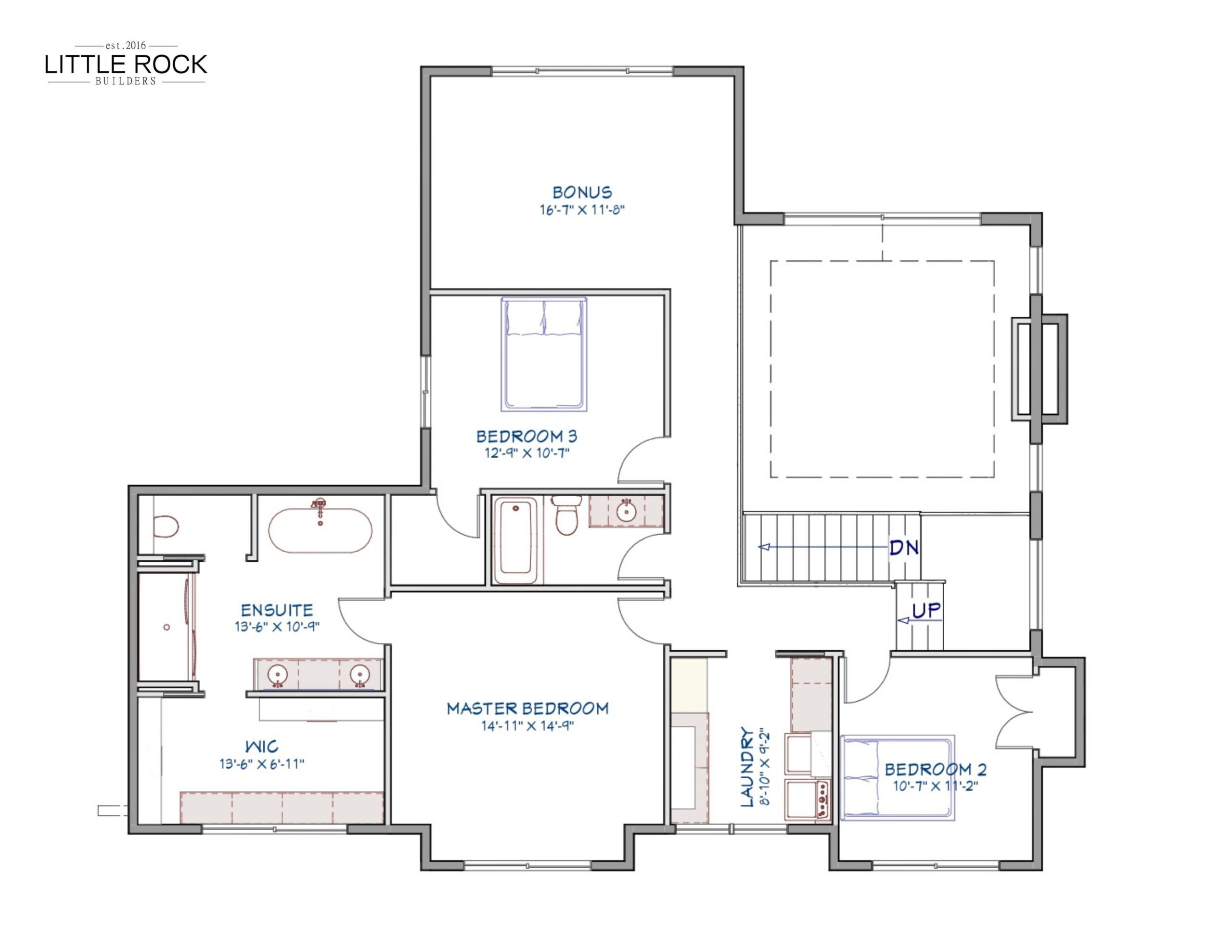 The Ashland, a charming two-story farmhouse-style home built by Little Rock Builders in Texas best custom home builder