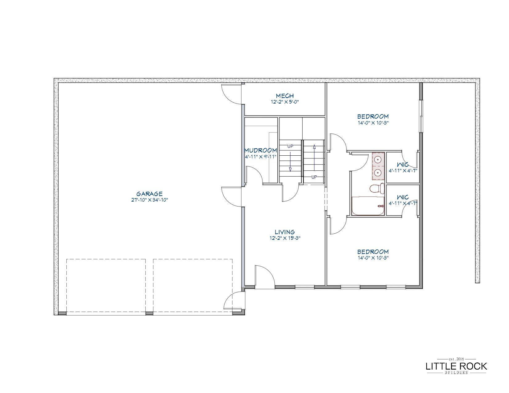 The Sarasota a beautifully designed residence built by Little Rock Builders in Texas custom home builder